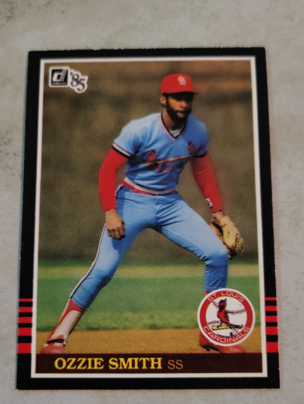 Ozzie Smith 1985 Donruss #59 St. Louis Cardinals Baseball Card